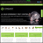 Screen shot of the 24 Hour Pest Control London website.