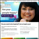 Screen shot of the inspireMe website.