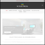 Screen shot of the VC Electrical website.