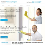 Screen shot of the Susan's Tenancy Helpers website.