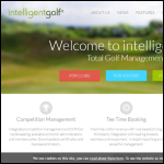 Screen shot of the Intelligentgolf Ltd website.