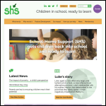 Screen shot of the School-home Support Service (UK) website.