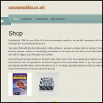Screen shot of the Consumables Ltd website.