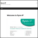 Screen shot of the flynn-IP website.