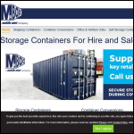 Screen shot of the Mr Box Ltd website.