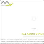 Screen shot of the All About Venues Ltd website.