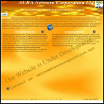 Screen shot of the Aura Network Corporation Ltd website.