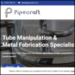 Screen shot of the Pipecraft Innovations Ltd website.