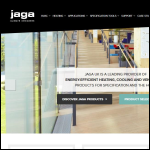 Screen shot of the Jaga Heating Products (UK) Ltd website.