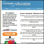 Screen shot of the Evnatech Cymru Cyf website.