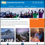 Screen shot of the The Downhill Only Club website.