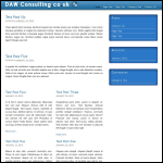 Screen shot of the DAW Consulting Ltd website.
