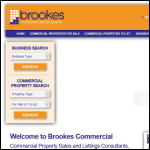 Screen shot of the Brooks Commercial Ltd website.