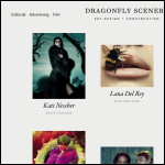 Screen shot of the Dragonfly Scenery & Design Ltd website.