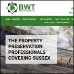 Screen shot of the Bwt-south East Ltd website.