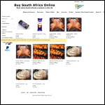 Screen shot of the Buy South Africa Online website.
