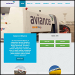 Screen shot of the Aviance Ltd website.