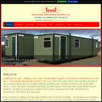 Screen shot of the Severnside Relocatable Systems Ltd website.
