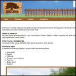 Screen shot of the Brenwood Fencing Ltd website.