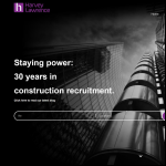 Screen shot of the Harvey Lawrence Ltd website.