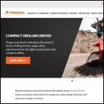 Screen shot of the Pengo Europe Ltd website.