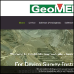Screen shot of the GeoMEM Ltd website.