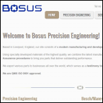 Screen shot of the Bosus Engineering Ltd website.