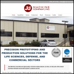 Screen shot of the M J Machine Tool Services website.