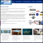 Screen shot of the Aquatic Impact Ltd website.