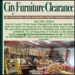 Screen shot of the City Furniture (Clearance) Ltd website.