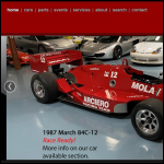 Screen shot of the Hard to Find Cars Ltd website.