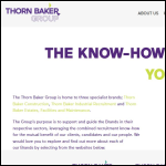 Screen shot of the Thorn Baker Ltd website.