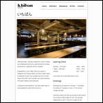 Screen shot of the Ichiban Noodles Cafe Ltd website.