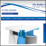 Screen shot of the The Rodin Group Ltd website.