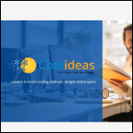 Screen shot of the Coolideas Ltd website.