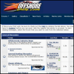 Screen shot of the Osp Engines Ltd website.