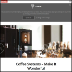 Screen shot of the Franke Coffee Systems UK Ltd website.
