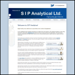 Screen shot of the SIP Analytical (A Division of Buse Gases Ltd) website.