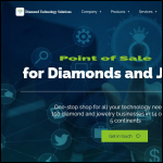 Screen shot of the Diamond Technology Solutions Ltd website.