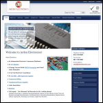 Screen shot of the Arden Electronics Ltd website.