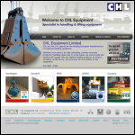 Screen shot of the CHL Equipment Ltd website.