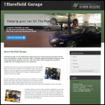 Screen shot of the Harefield Properties Ltd website.