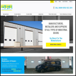 Screen shot of the Doors for Industry Ltd website.