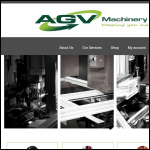Screen shot of the Agv Machinery Services Ltd website.