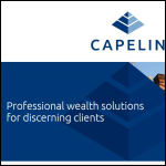 Screen shot of the Capelin Financial Management Ltd website.