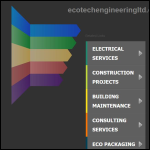 Screen shot of the Eco Tech Engineering Ltd website.