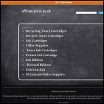 Screen shot of the Office Express website.