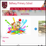Screen shot of the Bethany Day Nursery Ltd website.
