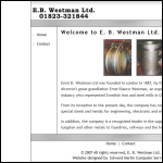Screen shot of the Ernst B. Westman Ltd website.