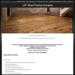 Screen shot of the JJP Flooring Company website.